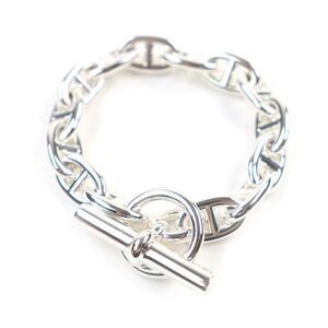 Hermes Chaine d'Ancre Silver Bracelet